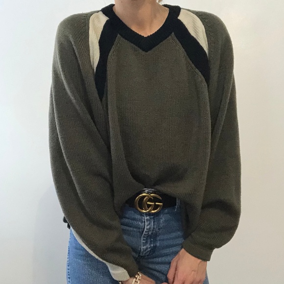 Vintage Sweaters - PULLOVER/ oversized chunky dolman knit